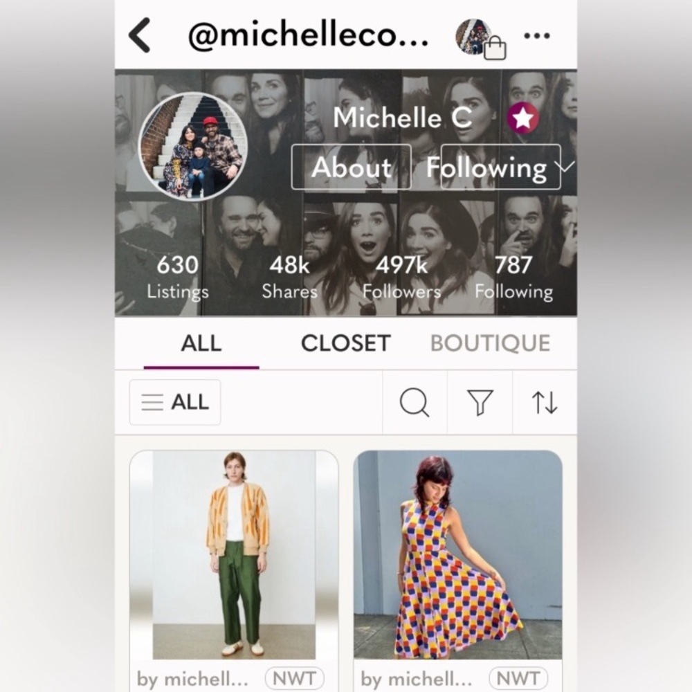 Like & follow my daughter’s reactivated @michelleconley for designer items!
